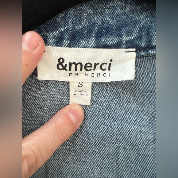 Denim Long Sleeve Dress - Picture 5 of 5